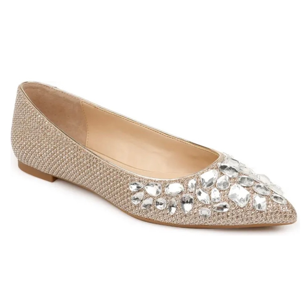 Badgley Mischka Flats embellished